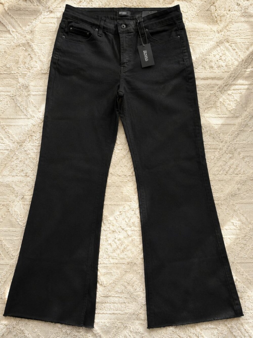 Zenana Black Stretch Jeans Size 34 14W/1X NWT